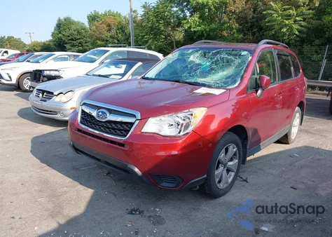 2015 Subaru Forester 2.5I Premium из США, поврежденный, VIN JF2SJADC0FH430395